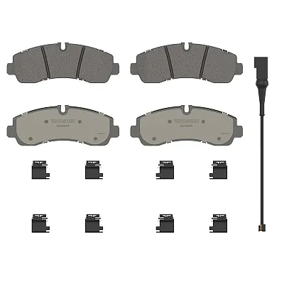 WAGNER BRAKE OEX2281M Oex Semi-Met Disc Pad Set
