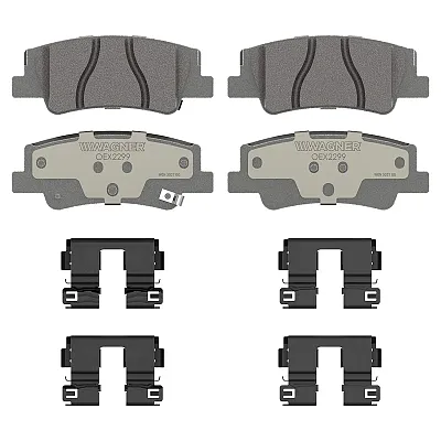 WAGNER BRAKE OEX2299 Premium Ceramic Disc Pad