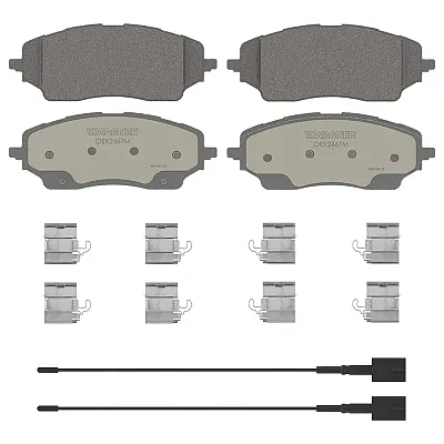 WAGNER BRAKE OEX2467M Oex Semi-Met Disc Pad Set