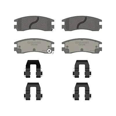 WAGNER BRAKE OEX698 Ceramic Disc Pad Set