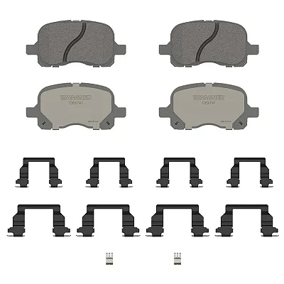 WAGNER BRAKE OEX741 Premium Ceramic Disc Pad