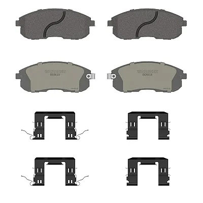 WAGNER BRAKE OEX815 Ceramic Disc Pad Set