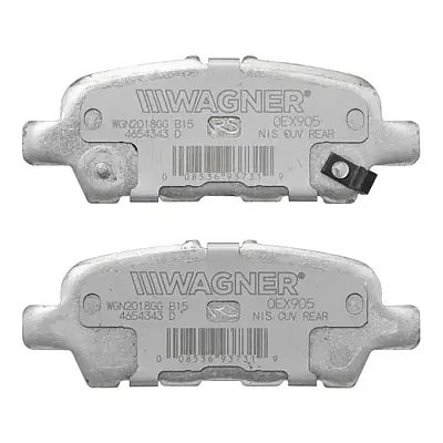 WAGNER BRAKE OEX905 Wagner Oex Custom Disc Pad Set