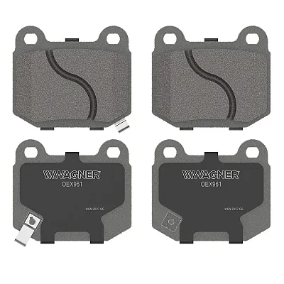WAGNER BRAKE OEX961 Premium Ceramic Disc Pad