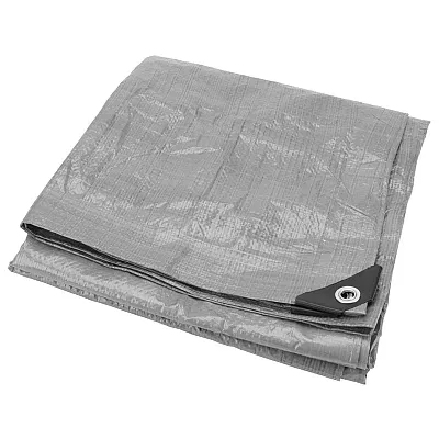 Performance Tool Silver Heavy Duty Tarp: 10' X 12'