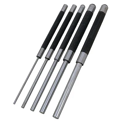 Performance Tool 8"-Long Sae Pin Punch Set (5 Piece)