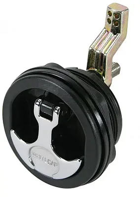 WHITECAP IND S0226BC Black Locking T-Handle