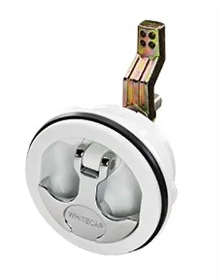WHITECAP IND S0230WC White Body T-Handle (Chrome Handle)