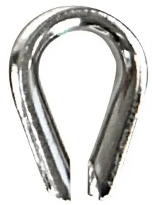 WHITECAP IND S4084P S.S. Wire Rope Thimble - 3/8&#039;