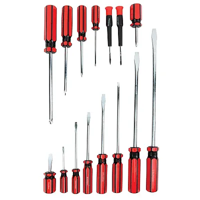 Performance Tool Magnetic Tip Screwdriver Set (15 Piece)