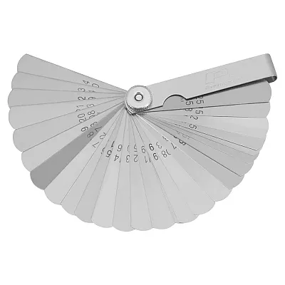 Performance Tool Standard Feeler Gauge With 26 Blades (Metric And Sae)