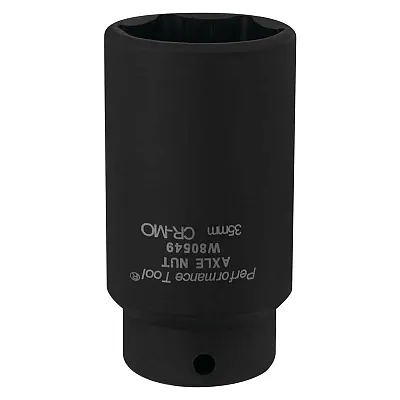 Performance Tool 1/2" Drive 35Mm Fwd Axle Nut Socket