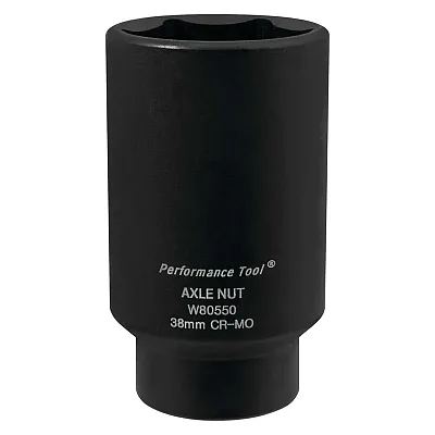 Performance Tool 1/2" Drive 38Mm Fwd Axle Nut Socket