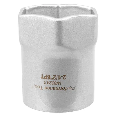 Performance Tool 1/2" Drive 2-1/2" Lock Nut Socket Hex Style
