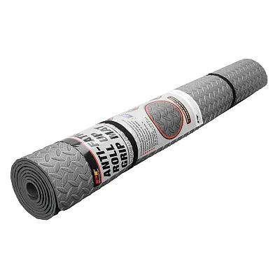 Performance Tool Anti-Fatigue Grip Mat Roll Large Gray (30 Sq. Ft.)