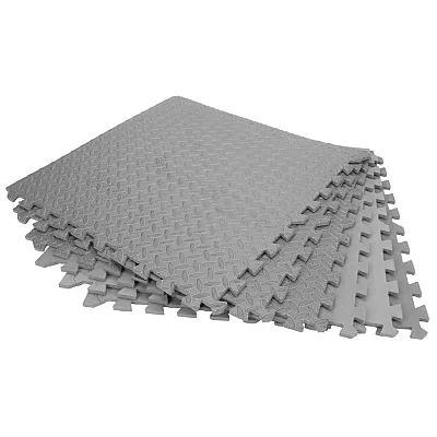 Performance Tool Protective Anti-Fatigue Interlocking Floor Mat 24" X 24" Gray (