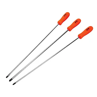 Performance Tool Long Shaft Screwdriver Set (3 Piece)