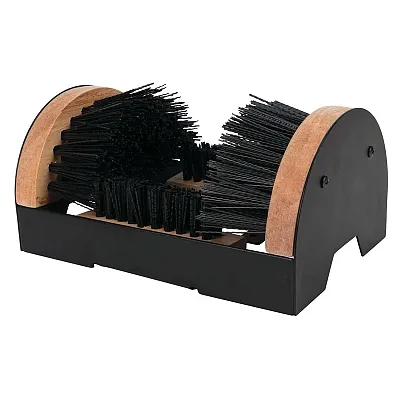 Performance Tool Boot Brush Cleaner Floor Mount Indoor/Outdoor