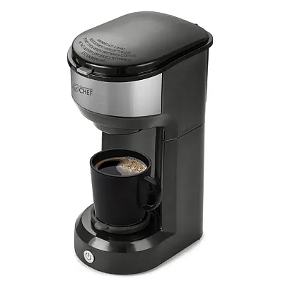 Commercial Chef Chcm1B 13-Oz. Single-Serve 1-Touch Drip Coffee Maker