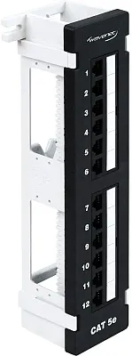 Wavenet 5EPP12V Cat5E Patch Panel 12 Port