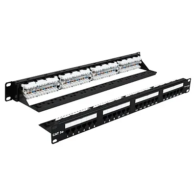 Wavenet 5EPP24 Cat5E Patch Panel 24 Port