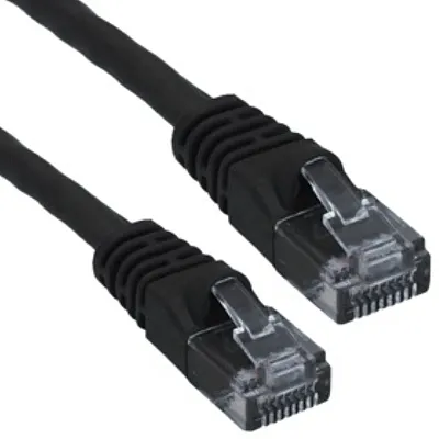 Wavenet 6E04UMBK-PC-01 Cat6 Patch Cord Booted 1&#039; Black