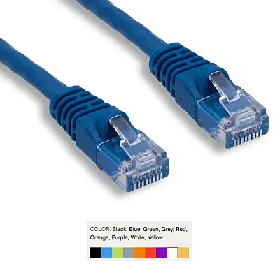 Wavenet 6E04UMRD-PC-03 Cat6 Patch Cord Booted 3&#039; Red