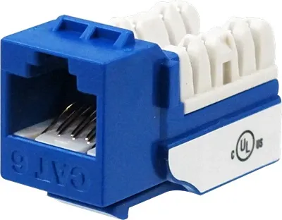 Wavenet 6EKSJBL Cat6 Jack Blue