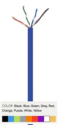 Wavenet CAT5-CMR-WH Cat5 Cable Riser 1000 Ft White
