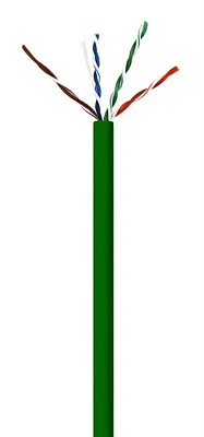Wavenet CAT6V-CMR-GN Cat6 550 Mhz No Spline Green