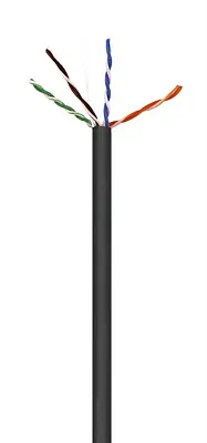 Wavenet CAT6V-PLEN-BK Cat6 Utp Plenum No Spline Black