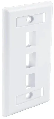 Wavenet FPW3PWH Faceplate Id Window 3 Port White
