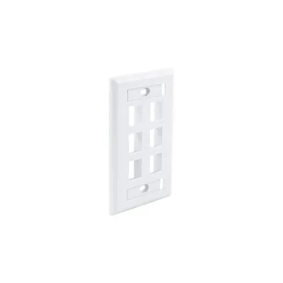 Wavenet FPW6PWH-25PK Faceplate Id Window 6 Port White 25Pk