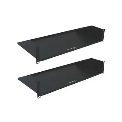 Wavenet SHELF-10SSS-S2PK-SOLID 2U 10&quot; Single Side Solid Shelf 2 Pack
