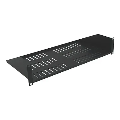 Wavenet SHELF-10SSV 2U, 10In Deep Single Sided Vented Shelf