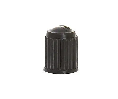 WC WHEEL ACC W9902B Black Plastic Valve Cap