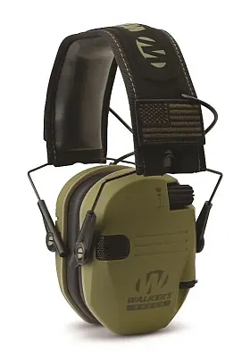 Walkers Game Ear GWP-RSEMPAT-ODG Walker&#039;S Razor Patriot Od Green