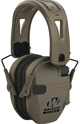 Walkers Game Ear GWP-RSEMRH-MFDE Mega Fde Razor W/Fde Rubber Headband