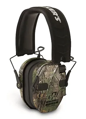 Walkers Game Ear GWP-RSEQM-CMO Walker'S Razor Quad Camo Muff