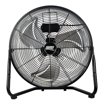 Seasons Comfort Fhv20 20-In. 3-Speed High-Velocity Heavy-Duty Floor Fan, Fhv20,