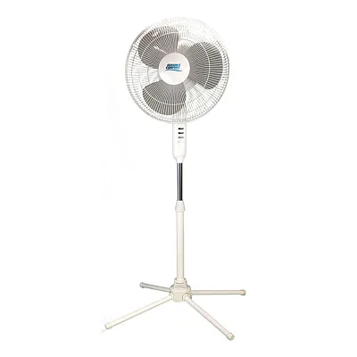 Seasons Comfort Fpd16 16-In. Oscillating Fan With Pedestal Base, Fpd16, White