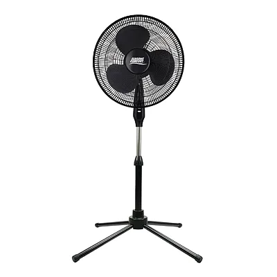 Seasons Comfort Fpd18B 18-In. Oscillating Fan With Pedestal Base, Fpd18B, Black
