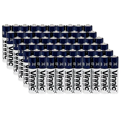 Vinnic AAA Alkaline Batteries (60 count) BAT010-60