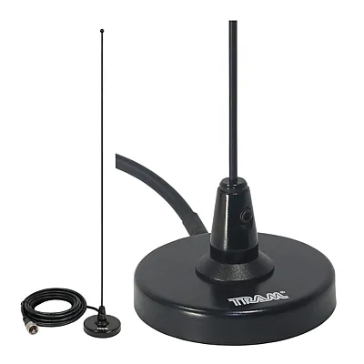 Tram 10201 150 Mhz To 155 Mhz Vhf Pre-Tuned Magnet Antenna, 19-1/4-In. Tall With