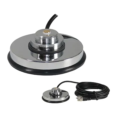 Browning Br-1030-Uhf 3-5/8-In. Nmo Magnet Mount With Rubber Boot And Preinstalle