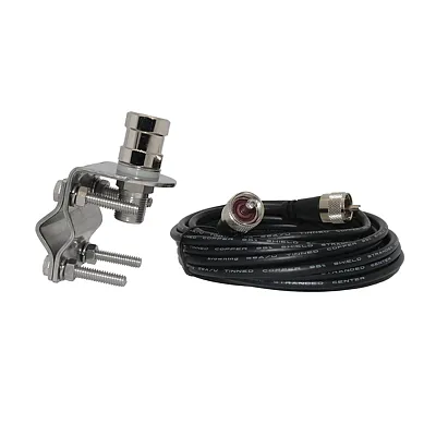 Browning Br-Mm-18 Mirror-Mount Kit For Cb Antenna With 18-Ft. Coaxial Cable And