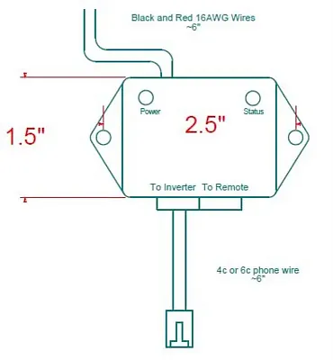 XANTREX LLC 808900101 12V Switch Connector For Prowatt Sw