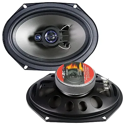 Speaker 6X8&quot; 3-Way Xxx 350 Watts (No Grills)
