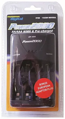 4 Bay Charger For &quot;Aa&quot; And &quot;Aaa&quot; Batteries Xp400