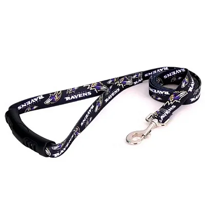 Little Earth Productions Baltimore Ravens EZ Grip Nylon Leash - Large